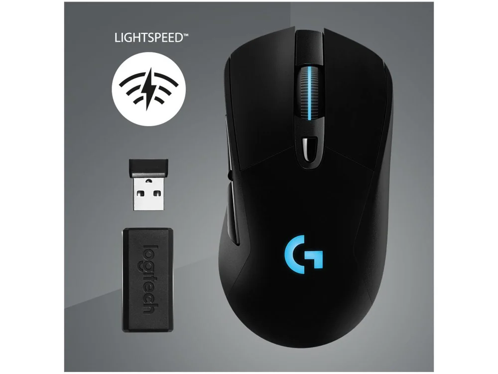 Mouse Sem Fio Gamer Logitech G703 Hero 16k KaBuM