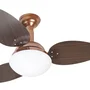Ventilador De Teto Jet Venti-delta Cobre 3 Pás Tabaco 220 V