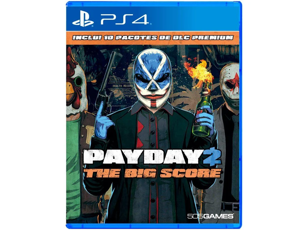 Jogo Pay Day 2, The Big Score Game - PS4 Jogo Pay Day 2, The Big Score Game - PS4