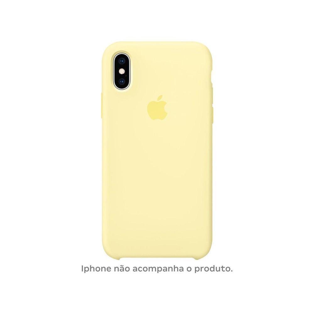 Capa de Silicone Amarelo-creme - iPhone XS Max | KaBuM!