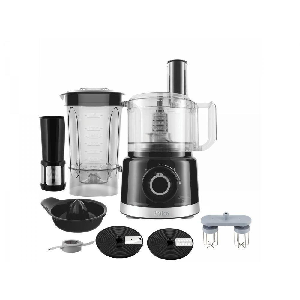 Multiprocessador de Alimentos Philco Preto Multiprocessador de Alimentos Philco Preto