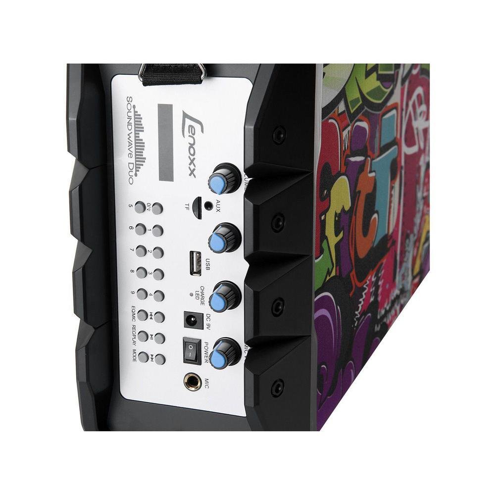 Caixa de Som Bluetooth Lenoxx CA 445 Portátil