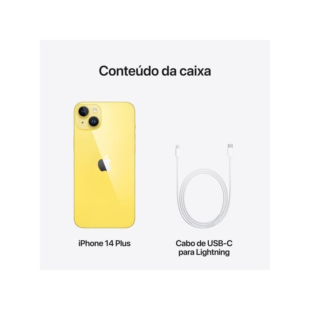 Apple iPhone 14 Plus 512GB Amarelo 6,7” 12MP iOS 5
