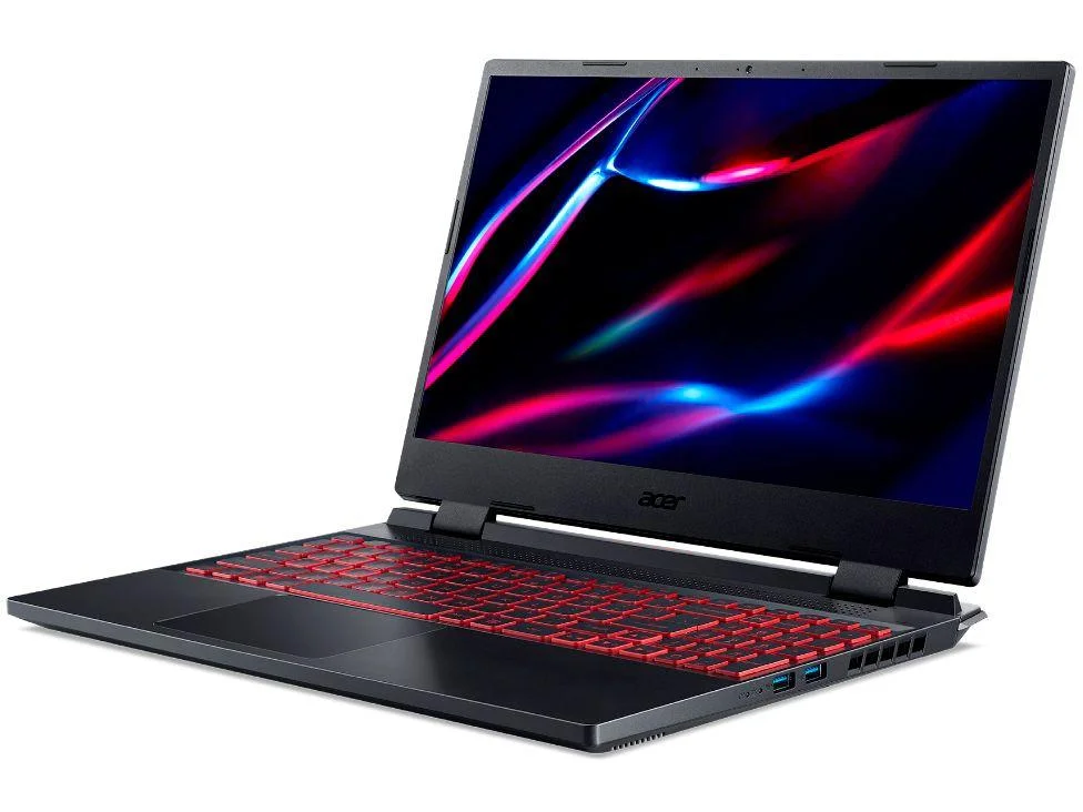 Notebook Gamer Acer Nitro 5, Intel Core i5-12450h, 8GB RAM, RTX 3050 4GB, SSD 512GB, Tela 15.6", Windows 11 Home, Preto - AN515-58-54UH Notebook Gamer Acer Nitro 5, Intel Core i5-12450h, 8GB RAM, RTX 3050 4GB, SSD 512GB, Tela 15.6", Windows 11 Home, Preto - AN515-58-54UH