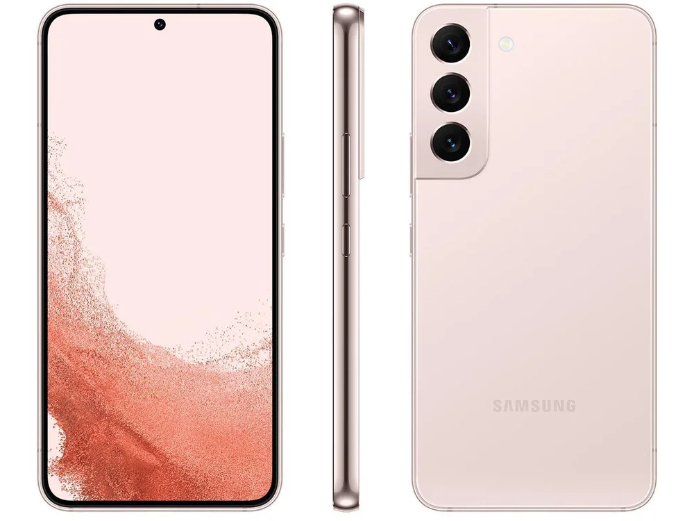 Smartphone Samsung Galaxy S22 256GB Rosé 5G Octa-C