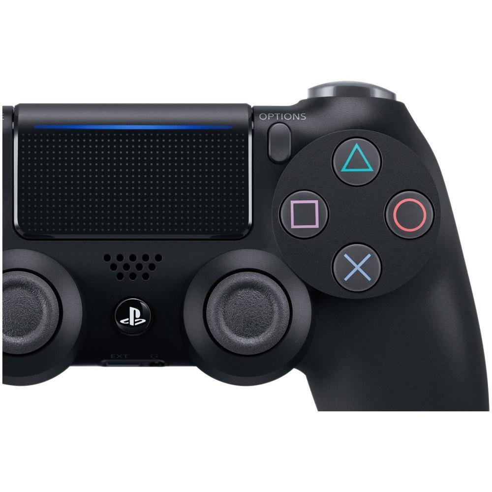 Controle Sem Fio Sony para PS4 e PC, Dualshock 4, Preto - CUH-ZCT2U Controle Sem Fio Sony para PS4 e PC, Dualshock 4, Preto - CUH-ZCT2U