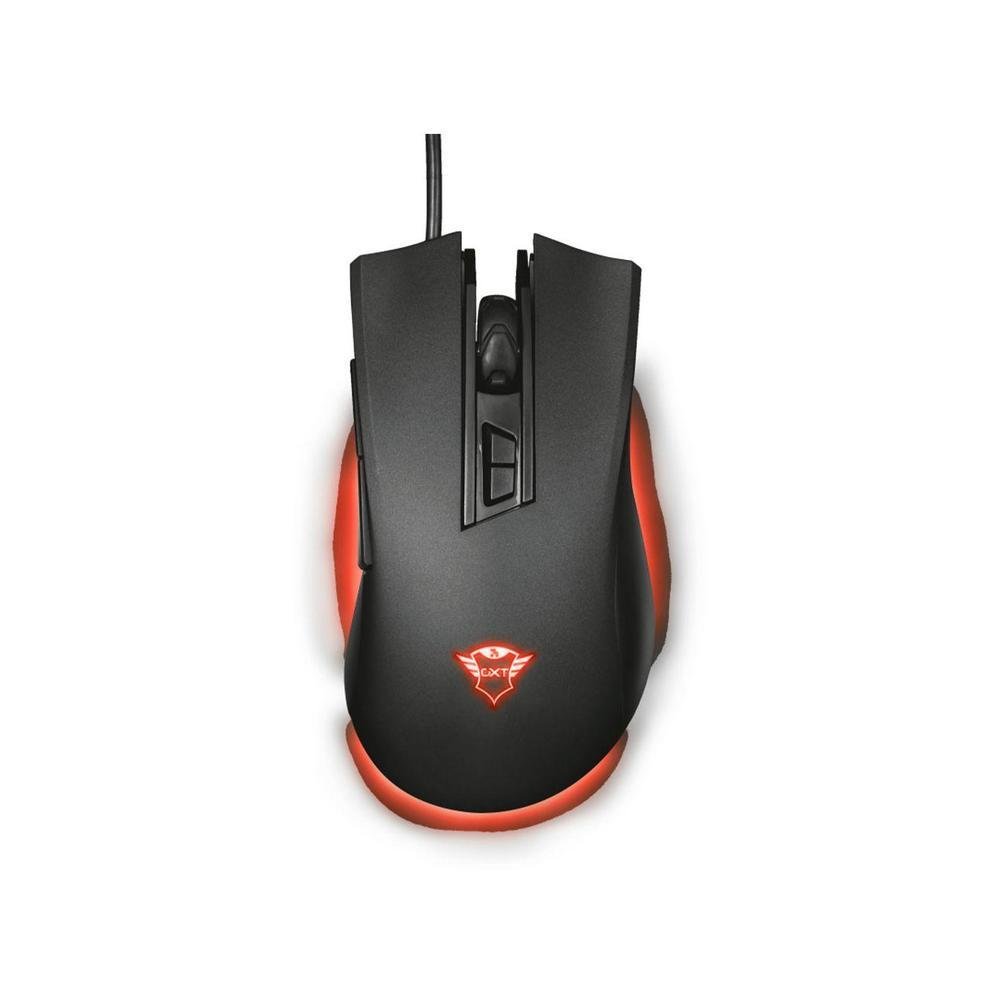 Mouse Gamer Trust Óptico 3200DPI 7 Botões