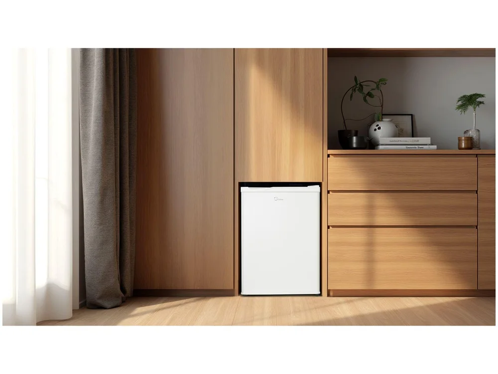 Frigobar Midea 124L Branco com Gaveta MDRD108FGD013