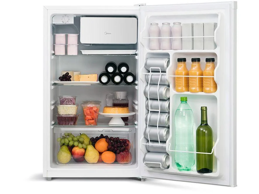 Frigobar Midea 124L Branco com Gaveta MDRD108FGD013
