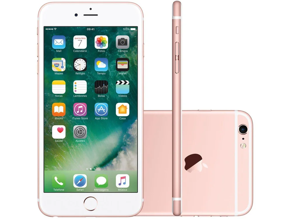 iPhone 6s Plus Apple 32GB Ouro Rosa 4G Tela 5.5”