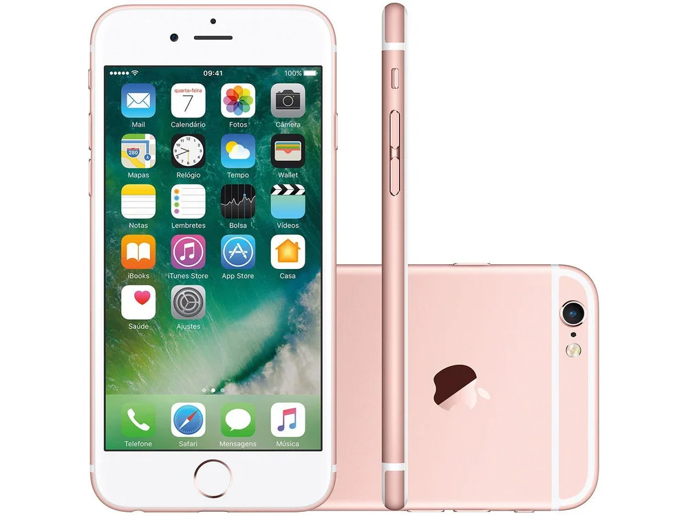 iPhone 6s Apple 128GB Ouro Rosa 4G