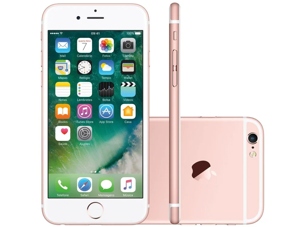 iPhone 6s Apple 128GB Ouro Rosa 4G