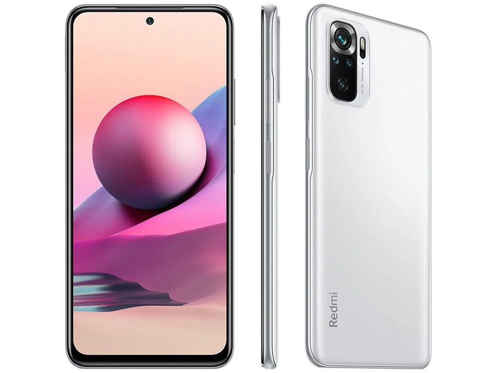 Smartphone Xiaomi Redmi Note 10S 64GB Branco 4G+ -