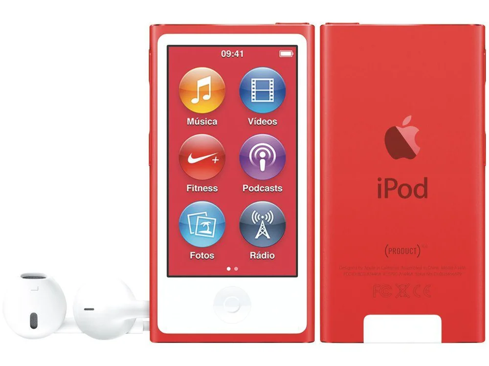 APPLE iPod nano IPOD NANO 16GB2012 MD47… iPod Nano Apple 16GB Tela 2,5 Apple
