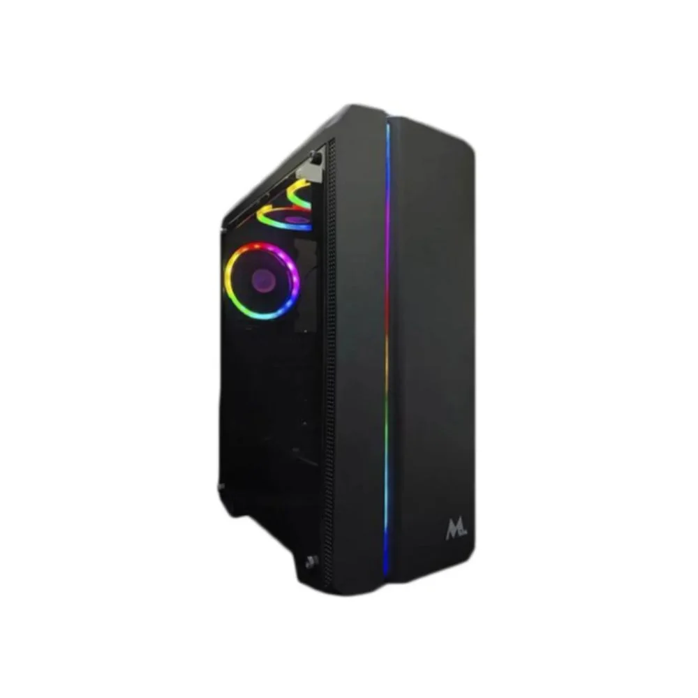 Gabinete Gamer Mtek Mk875-RGB, Iluminação RGB, Micro Atx Gabinete Gamer Mtek Mk875-RGB, Iluminação RGB, Micro Atx