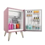 Frigobar Retrô  76 Litros Brastemp Rose Quartz- Bra08mo - 220v
