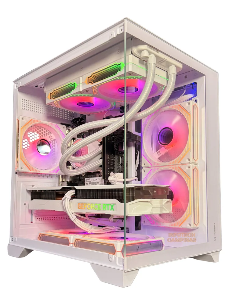 PC Gamer Aquario Branco | Ryzen 7 5700x | RTX 5060 Ti 8GB | 32gb Ram | SSD Nvme 1TB | Wifi Bluetooth | Fonte 750w | Win11 Pro - view 5