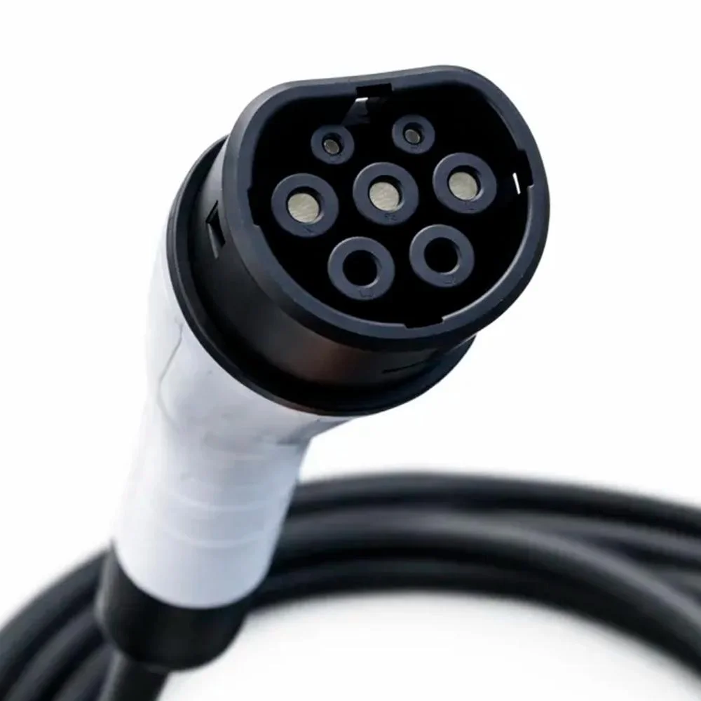Carregador Portátil 4.4kw Para Veículos Elétricos, 20a, Conector Tipo 2, Tela Lcd, Bivolt, Resistente À Água
