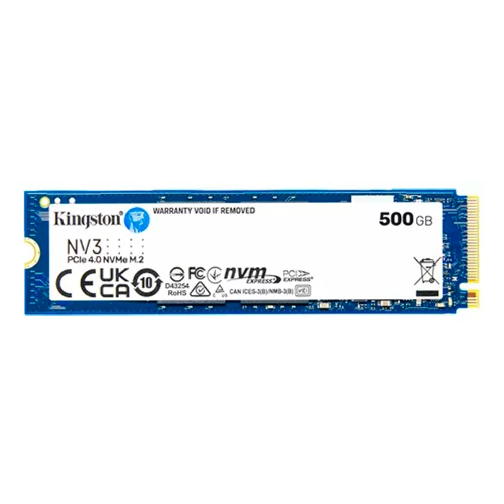 SSD M.2 Nvme PCi-e Gen 4.0 500gb Kingston Nv3 Ssnv3s/500g SSD M.2 Nvme PCi-e Gen 4.0 500gb Kingston Nv3 Ssnv3s/500g