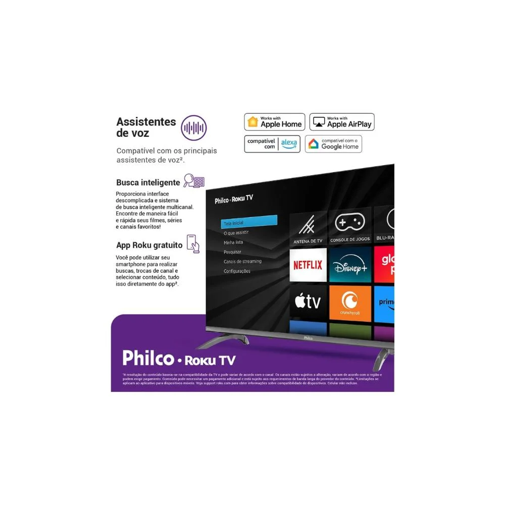 Smart Tv 32 Philco Roku Tv Dolby Áudio Hdr10 P32crb Smart Tv 32 Philco Roku Tv Dolby Áudio Hdr10 P32crb