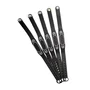 Pulseira Rfid 13,56 Mhz Silicone Slim Preto - 100 Unidades
