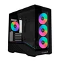 Gabinete Gamer Redragon V100r Mini Atx Com Fans ARGB Preto
