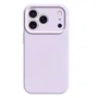 Capa Capinha Protetora de Silicone com Interior em Microfibra Compatível com Magsafe para o iPhone 17 Pro - Cor: Lilás