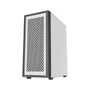 Gabinete Gamer Bluecase Bg-050 X-frame, Sem Fonte, 3 Fans, ARGB, Lateral De Vidro, Branco E Cinza
