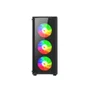 Gabinete Liketec Sigma, Mid Tower, LED ARGB, Vidro Temperado, Preto