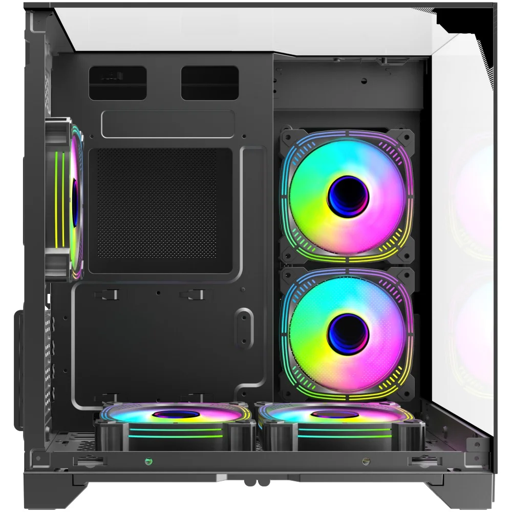 Gabinete Gamer Kalkan Midgard Vision S/fan S/fonte Micro Atx Aquário Panorâmico Preto - Klk00086 Gabinete Gamer Kalkan Midgard Vision S/fan S/fonte Micro Atx Aquário Panorâmico Preto - Klk00086