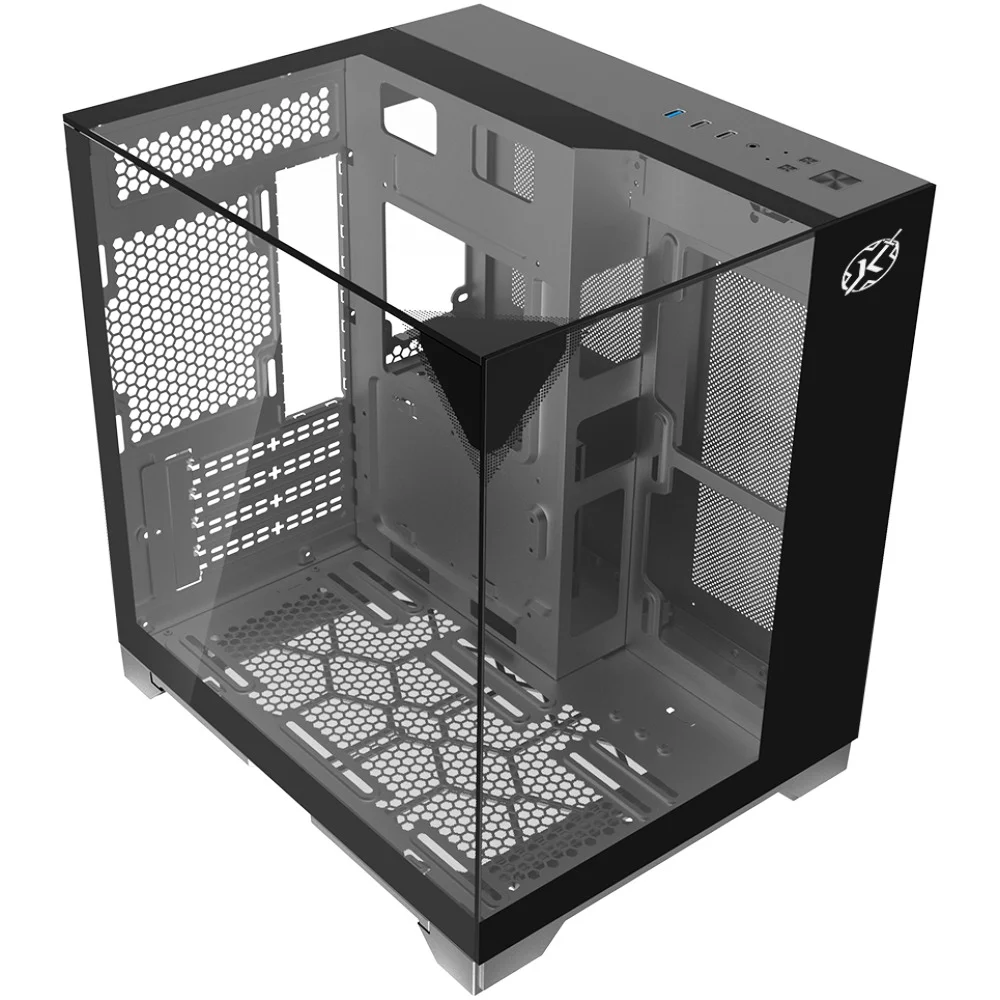 Gabinete Gamer Kalkan Midgard Vision S/fan S/fonte Micro Atx Aquário Panorâmico Preto - Klk00086 Gabinete Gamer Kalkan Midgard Vision S/fan S/fonte Micro Atx Aquário Panorâmico Preto - Klk00086