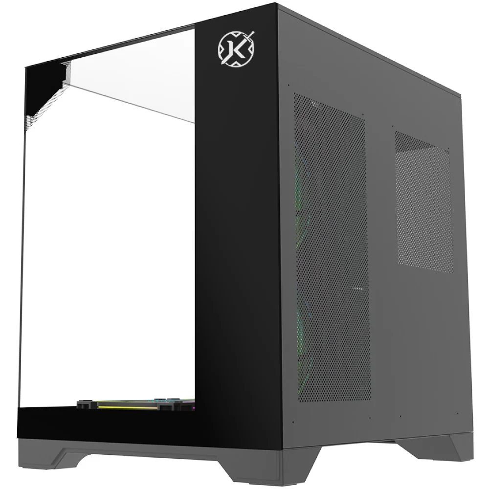 Gabinete Gamer Kalkan Midgard Vision S/fan S/fonte Micro Atx Aquário Panorâmico Preto - Klk00086 Gabinete Gamer Kalkan Midgard Vision S/fan S/fonte Micro Atx Aquário Panorâmico Preto - Klk00086
