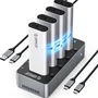 Duplicador Clone De 4 Baias Ss Nvme M.2 Usb-c 4.0 40gbp