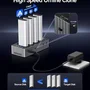 Duplicador Clone De 4 Baias Ss Nvme M.2 Usb-c 4.0 40gbp
