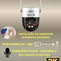 Kit 4 Câmeras Ip Vipw 1300 Mini Intelbras Wi-fi Cartão 64gb