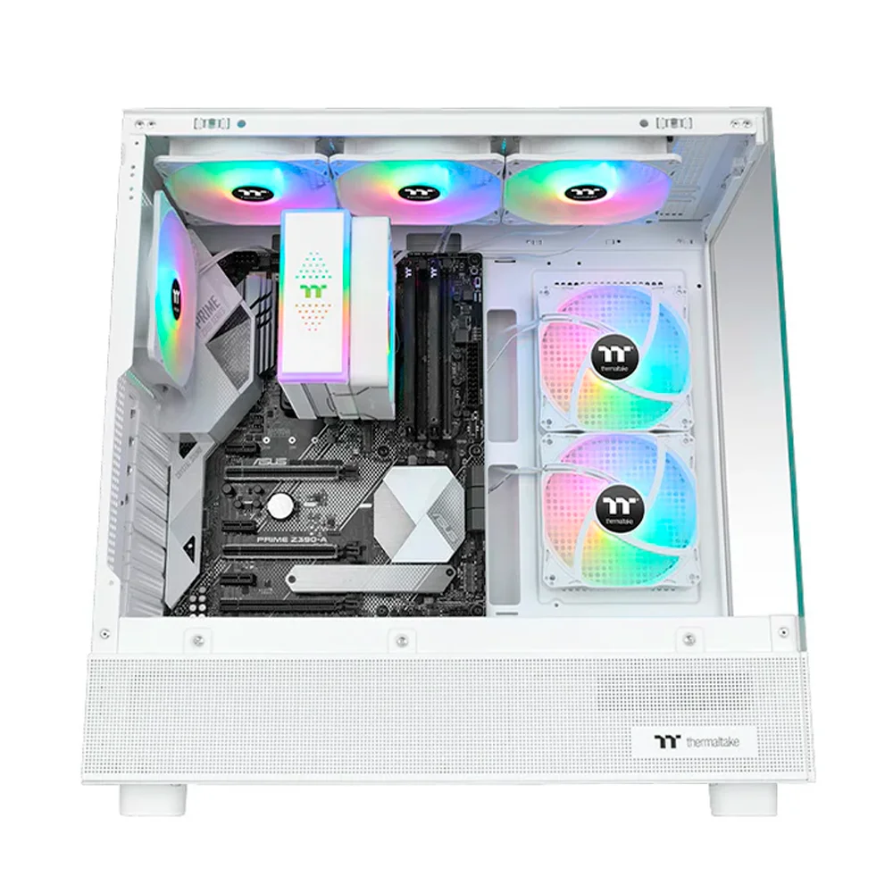 Kit 3 Fans Thermaltake Le120 ARGB Cl-f205-pl12sw-a Branco Kit 3 Fans Thermaltake Le120 ARGB Cl-f205-pl12sw-a Branco