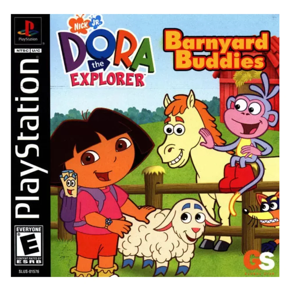 Dora Barnyard Buddies Ps1 Jogo Infantil Dora Barnyard Buddies Ps1 Jogo Infantil