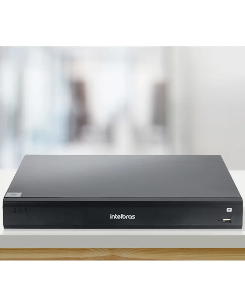 Gravador De Vídeo Nvd 1516-p Intelbras 16 Canais Poe