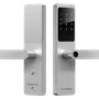 Fechadura Wifi De Embutir Abertura Biometria Senha Tag Chave App Novadigital Prata