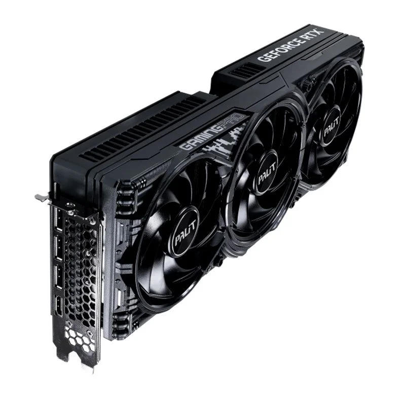 Placa De Vídeo Geforce Ddr7 16gb/256 Bits RTX 5080 Palit Gaming, 3 Fans, Dp, HDMI, Ne75080019t2-gb2031y, Preta Placa De Vídeo Geforce Ddr7 16gb/256 Bits RTX 5080 Palit Gaming, 3 Fans, Dp, HDMI, Ne75080019t2-gb2031y, Preta
