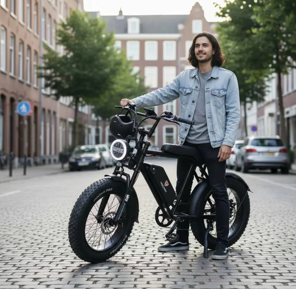 Bicicleta Scooter Moto Elétrica Storm 1000w Lítio Sem Cnh