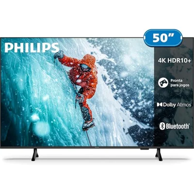 Smart Tv Philips 50" 4k LED  Wi-fi Titan Os -50pug7300/78