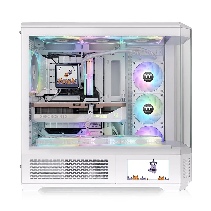 Workstation White RTX 5080 16gb Ryzen 9 9950x3d 64gb Ddr5 WINDOWS 11 Pro Ia Render 4k - view 3