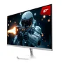 Monitor Gamer PCyes Quartzo Q27f 27" Flat Fhd Ips 100hz 5ms HDMI/vga Freesync White Ghost Pmgq27f100wg