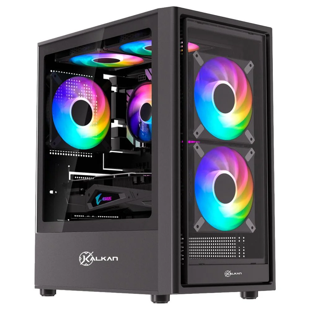 Gabinete Gamer Kalkan Vesir Preto Sem Fan Klk00083 Gabinete Gamer Kalkan Vesir Preto Sem Fan Klk00083