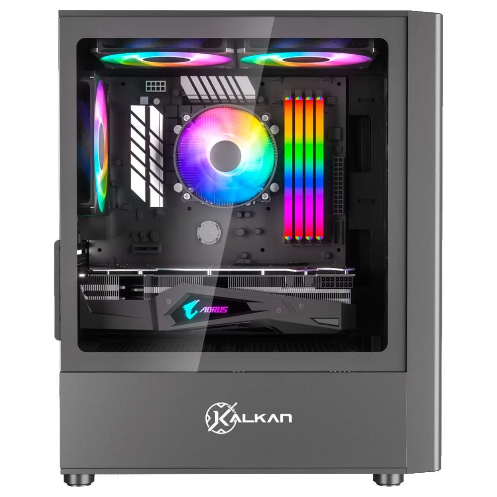 Gabinete Gamer Kalkan Vesir Preto Sem Fan Klk00083 Gabinete Gamer Kalkan Vesir Preto Sem Fan Klk00083