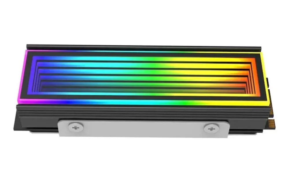 Dissipador De Calor Infinito M.2 Nvme ARGB 2280 Infinity Lens