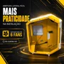 Gabinete Gamer Micro Atx Itx Usb 3.0 Tipo C Para PC Delta-hyperion Gm