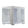 Gabinete Cooler Master Elite 481 Wood Branco Vidro Panoramico 3 Fans ARGB  E481-whnn-s00