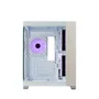 Gabinete Cooler Master Elite 481 Wood Branco Vidro Panoramico 3 Fans ARGB  E481-whnn-s00